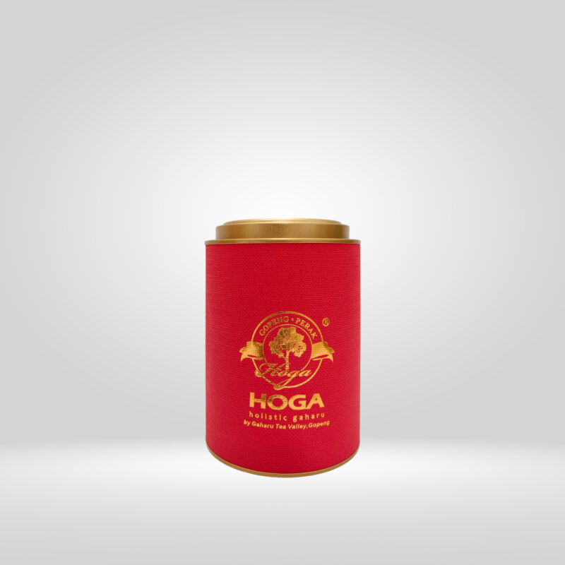 HOGA AGARWOOD FRUIT TEA CANISTER 350GM LOOSE--RED