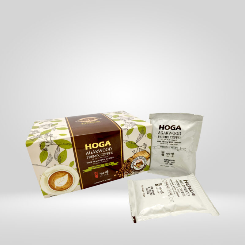HOGA AGARWOOD PREMIX COFFEE (2IN1) 10'S